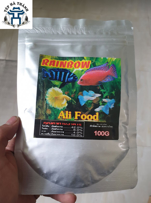 [Hoàn Tiền 10%] Thức Ăn Rainbow Lên Màu Cho Cá Ali và Cá Cảnh