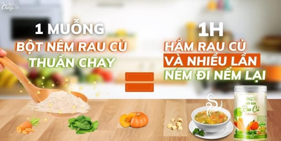 BỘT NÊM RAU CỦ THUẦN CHAY
