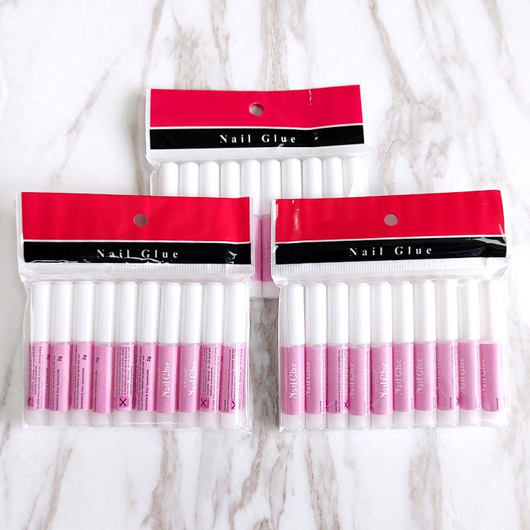 Set 10 tuýp keo dán móng giả Nail Glue 2g