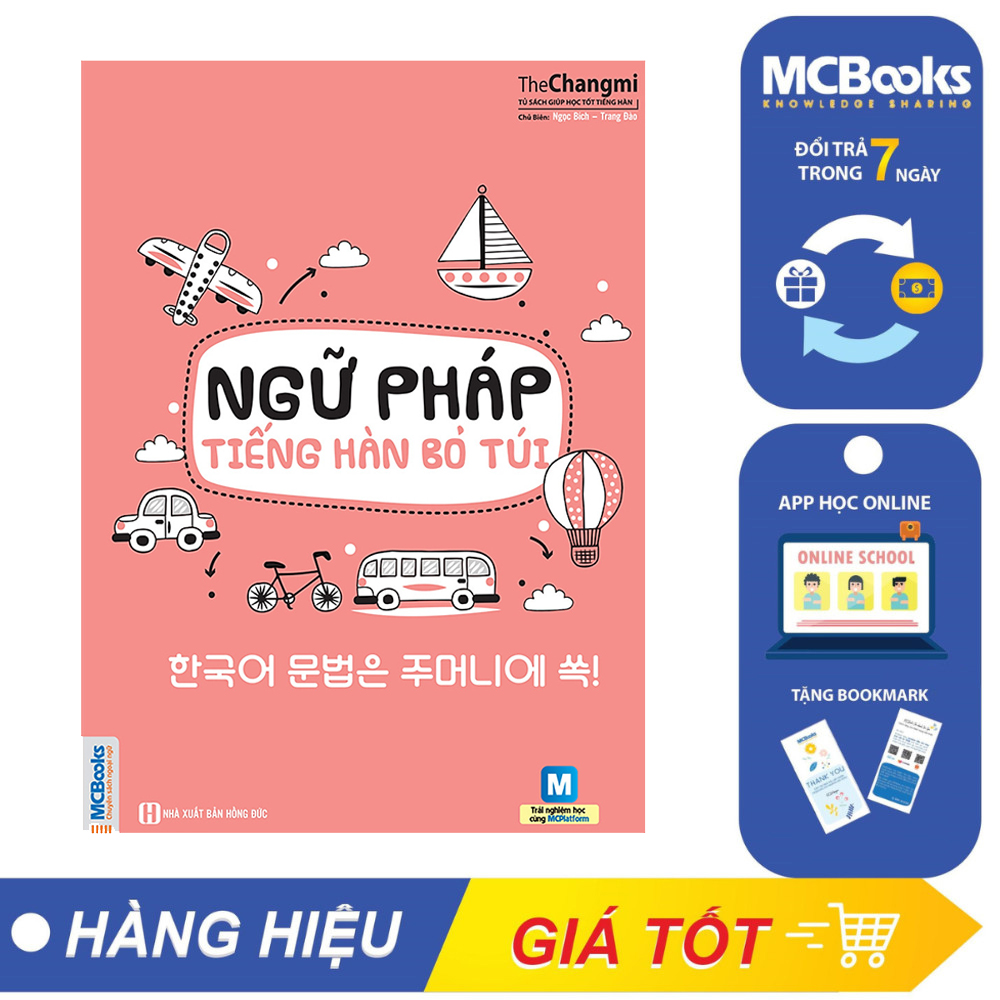 Sách - Ngữ pháp tiếng Hàn bỏ túi - McBooks