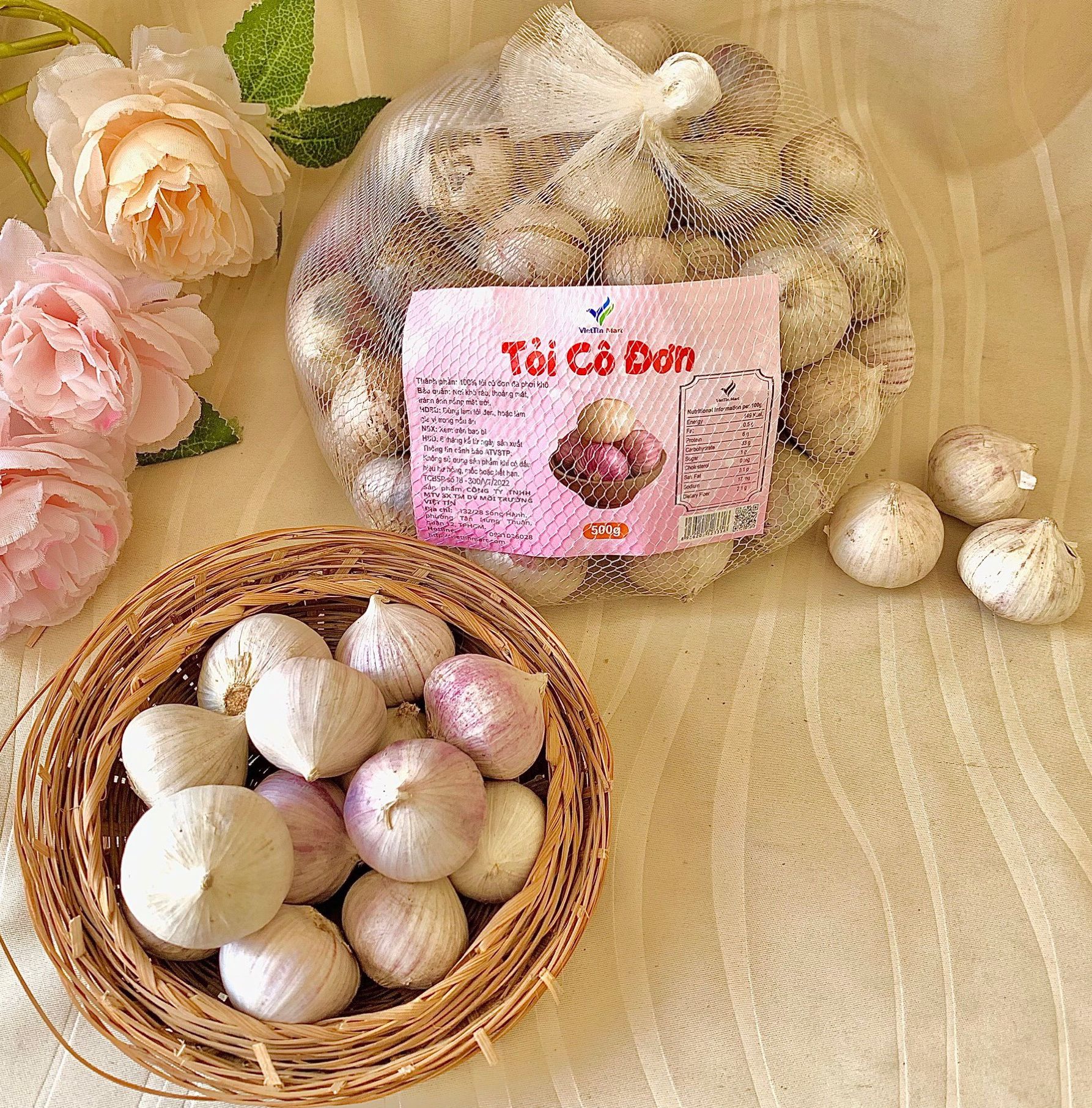 1.5kg tỏi cô đơn loại làm tỏi đen VIETTINMART