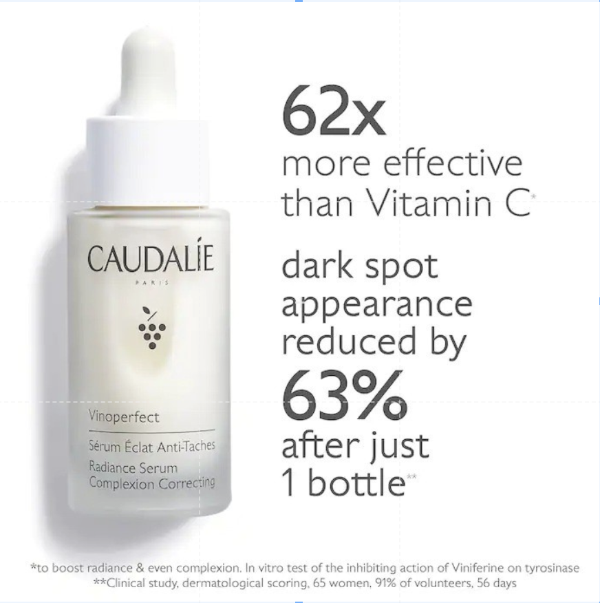 Serum dưỡng da caudalie vinoperfect trắng da, giảm thâm nám