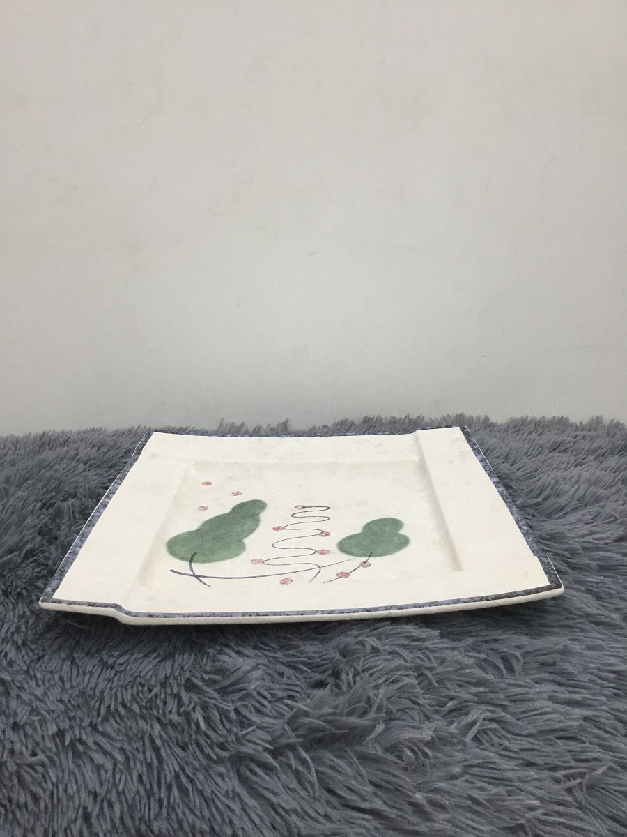 DĨA VUÔNG 29 CM - GỐM SỨ CƯỜNG PHÁT