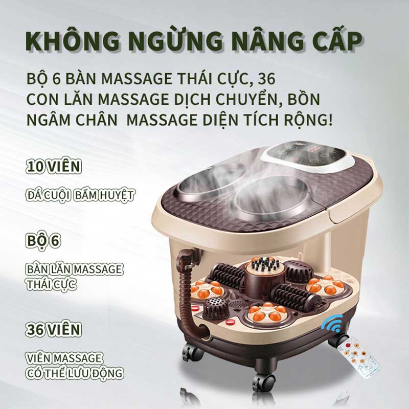 [HCM]Máy massage chân tự động chân máy massage nhiệt