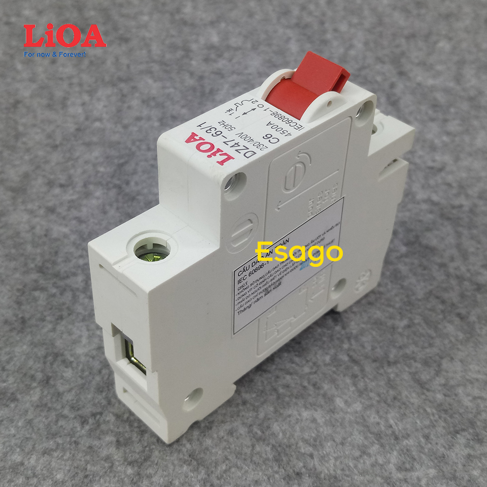 [HCM][6A] Cầu dao tự động (APTOMAT) LiOA 6A loại 1 cực