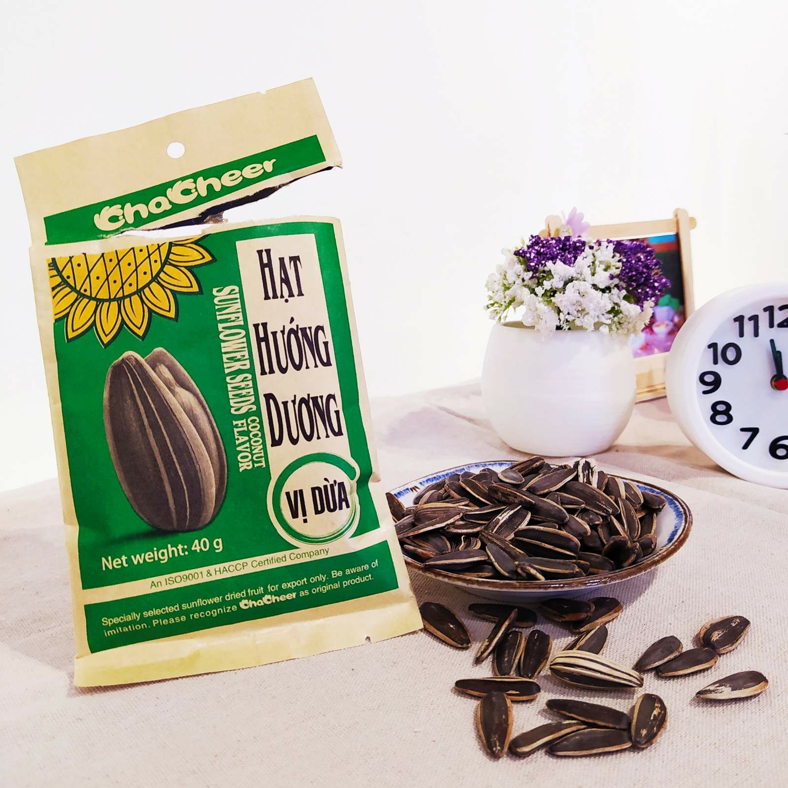COMBO 5 GÓI HẠT HƯỚNG DƯƠNG CHACHEER NHẬP KHẨU VỊ DỪA
