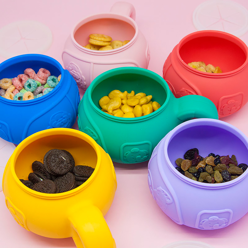 Hũ đựng bánh ăn dặm silicon chống đổ cho bé Marcus & Marcus, từ 12 tháng - Marcus