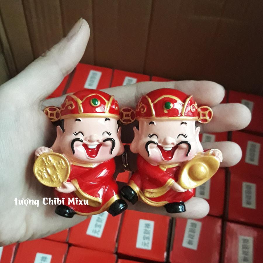 [HCM]Tượng chibi Thần Tài 6cm - cầm thỏi vàng
