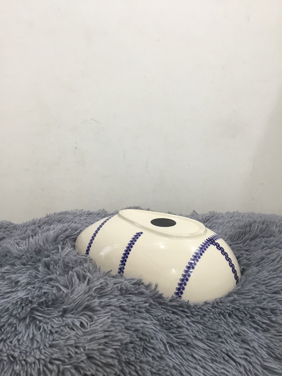 TÔ OVAL HÌNH TRỨNG 30 CM - GỐM SỨ CƯỜNG PHÁT