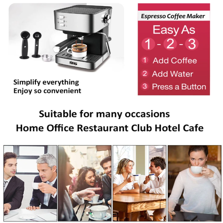 Coffee machine advanced DSP KA3028 850W-imports