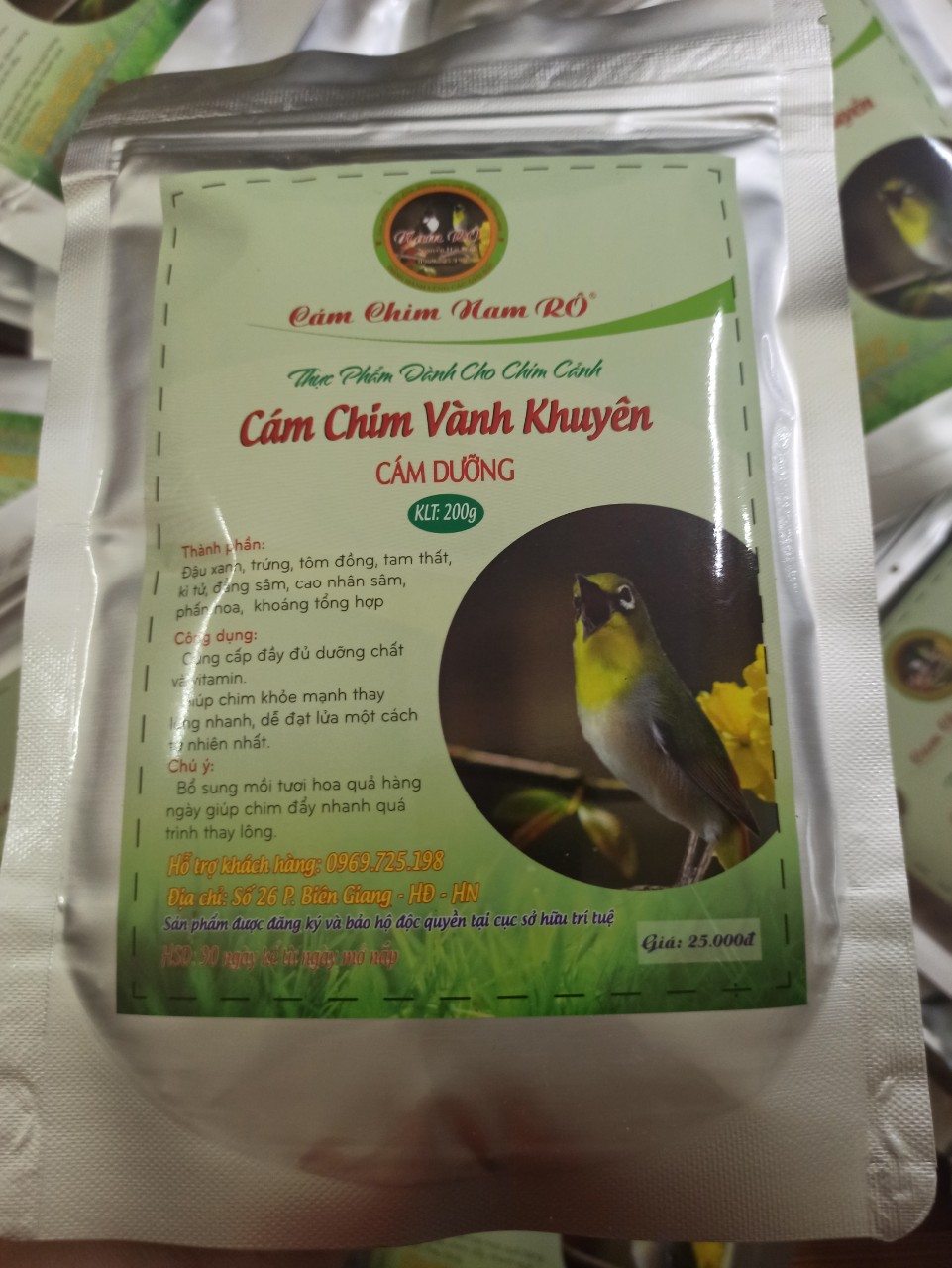 thuc an chim cảnh