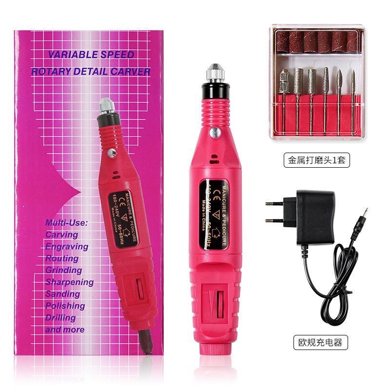 [HCM]Máy làm nail Mini (Loại 1) mài bột mài móng phao móng sần mịn, máy mài mini