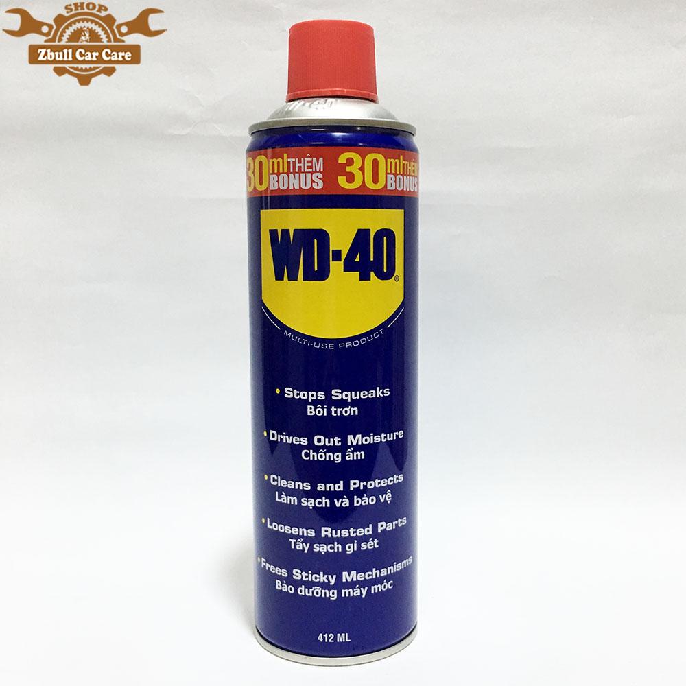 Dầu bôi trơn chống gỉ sét đa dụng chai lớn wd40 412ml