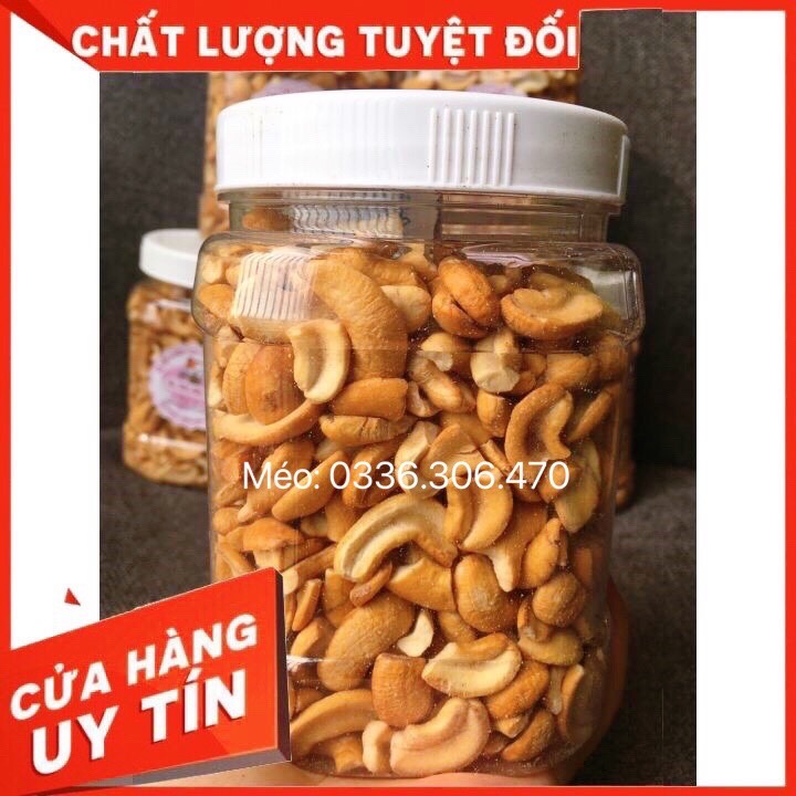 500g hạt điều bể rang muối sạch vỏ lụa loại ngon thơm bùi