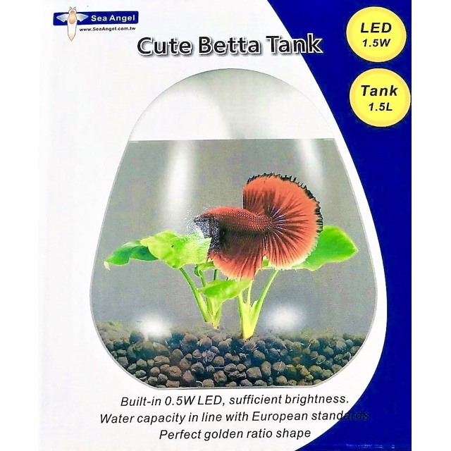 Hồ Cá Betta Mini Cute Betta Tank (Hàng Công Ty)