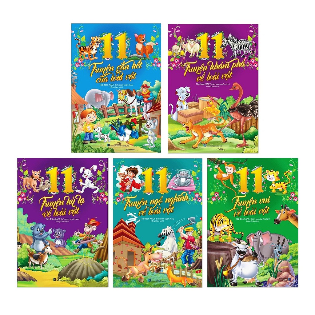 Combo bộ 11 truyện về loài vật