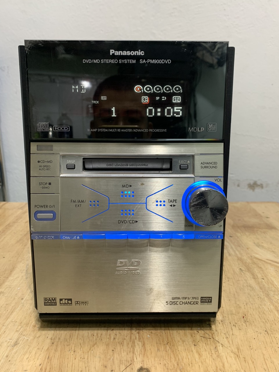 Panasonic DVD/MD STEREO SYSTEM SA-PM900DVD - オーディオ