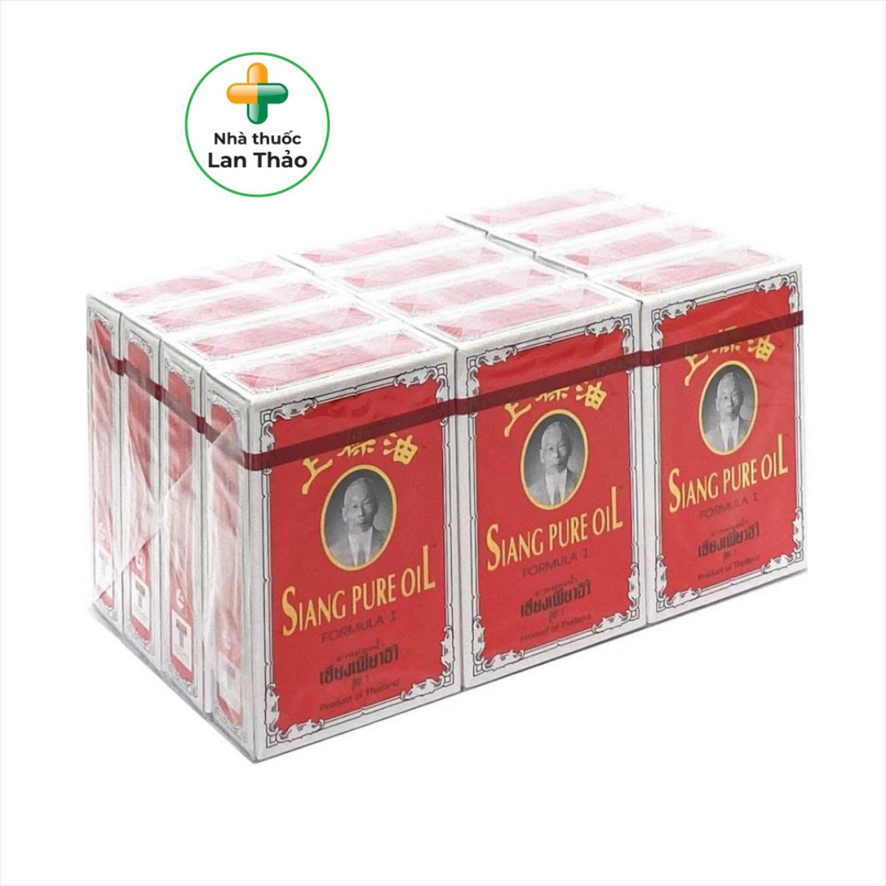 [HCM]Lốc 12 chai dầu thái nước vàng Siang pure oil 3cc giá tốt