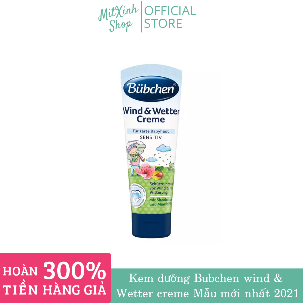 Kem dưỡng da toàn thân Bübchen Wind & Wetter creme 75ml - Hàng Đức Chính Hãng