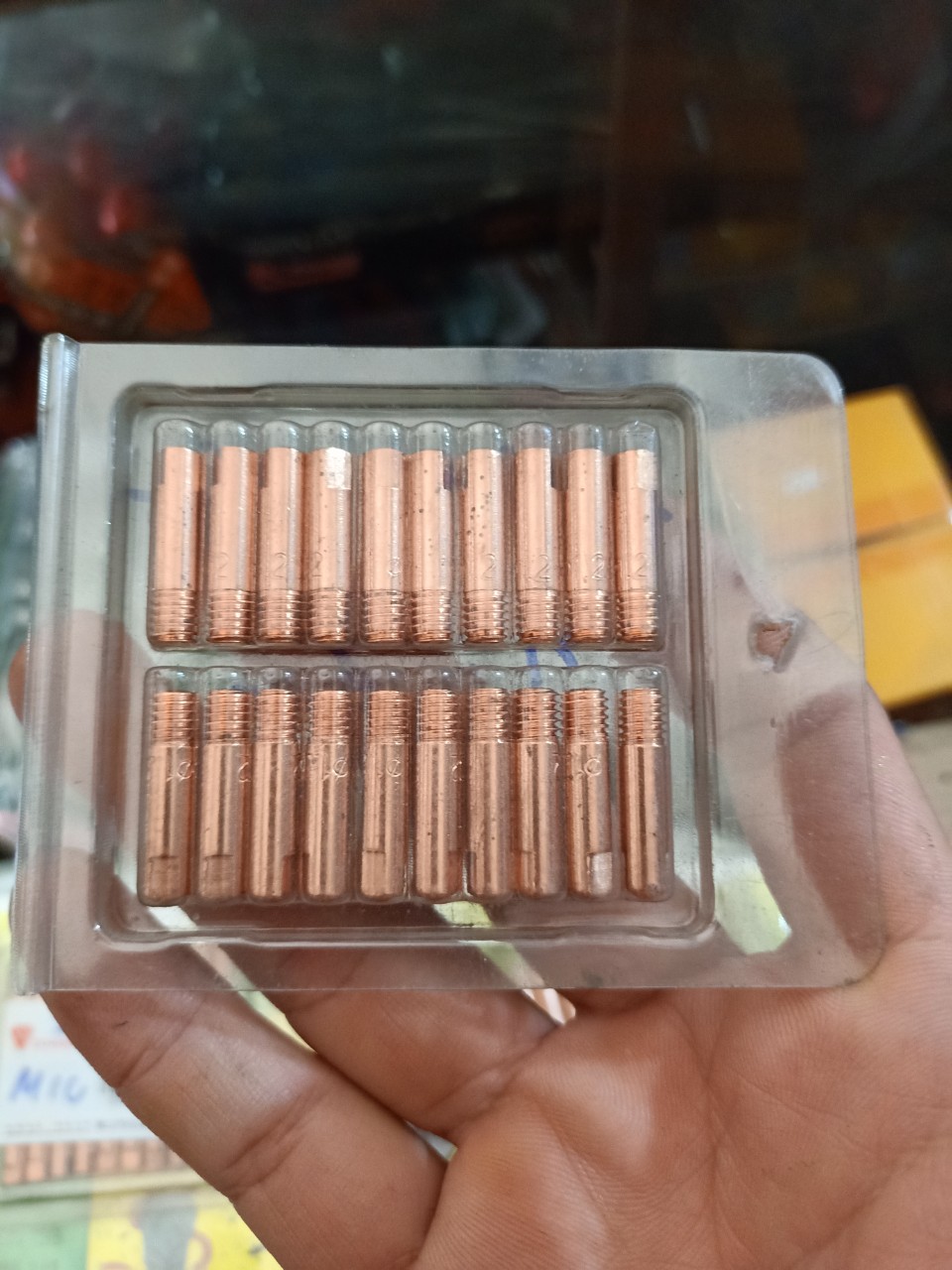 Béc hàn co2 ốm ngắn 0.8 - 1.2