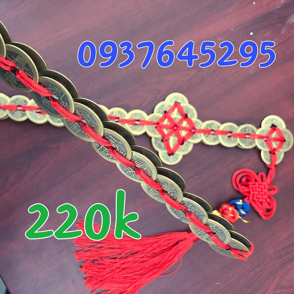 Kiếm tiền xu thất tinh phong thủy 32cm