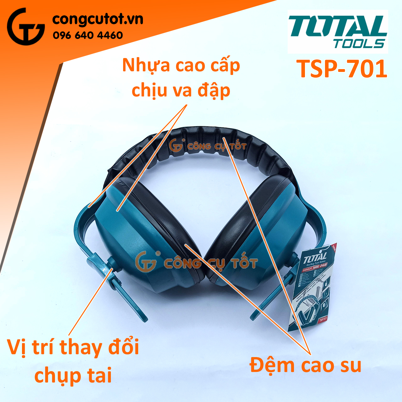 Bịt tai bảo hộ chống tiếng ồn Total TSP701