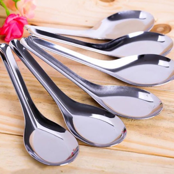 Sét 3 Thìa inox 304 cán ngắn