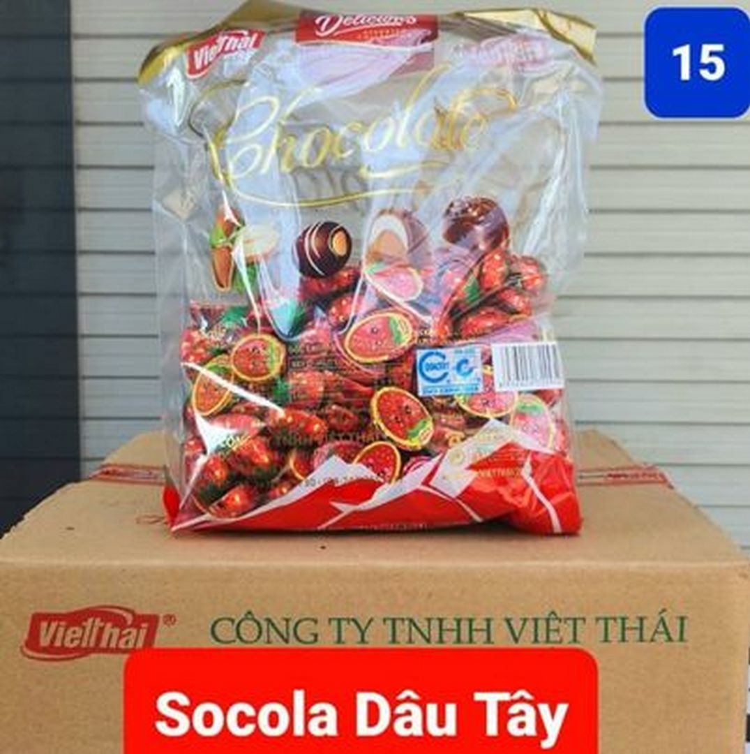 Kẹo Socola Trái Dâu- Siêu Ngon 100G