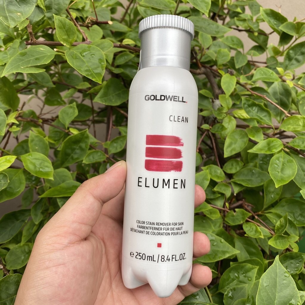 Dung dịch rửa màu dính trên da Elumen Clean Goldwell 250ml