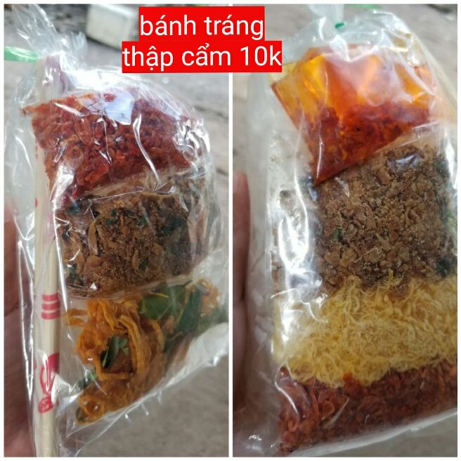 Bánh tráng trộn thập cẩm 10b/ 100k