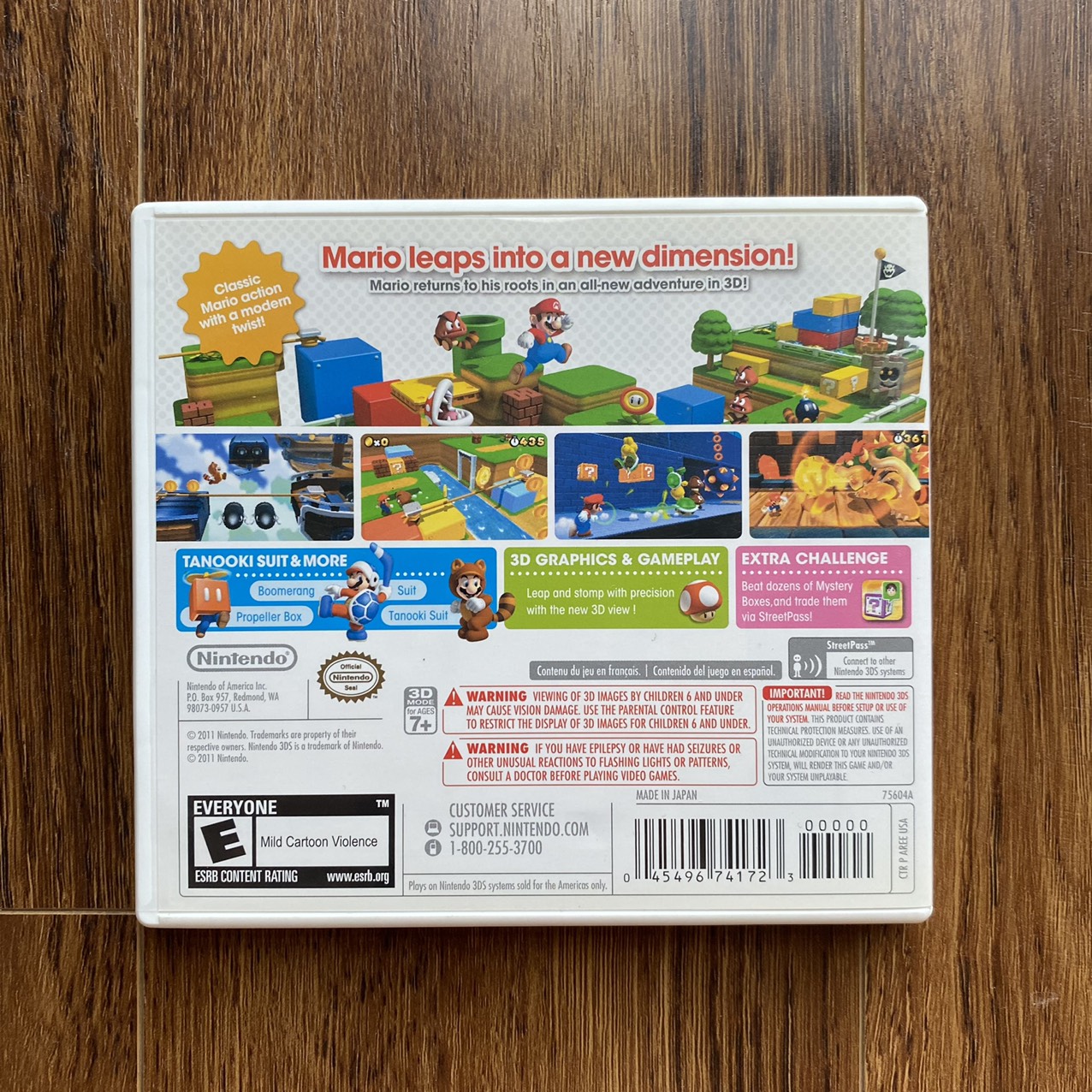 Băng Game 3DS Super Mario 3D Land - Game Nintendo 3DS