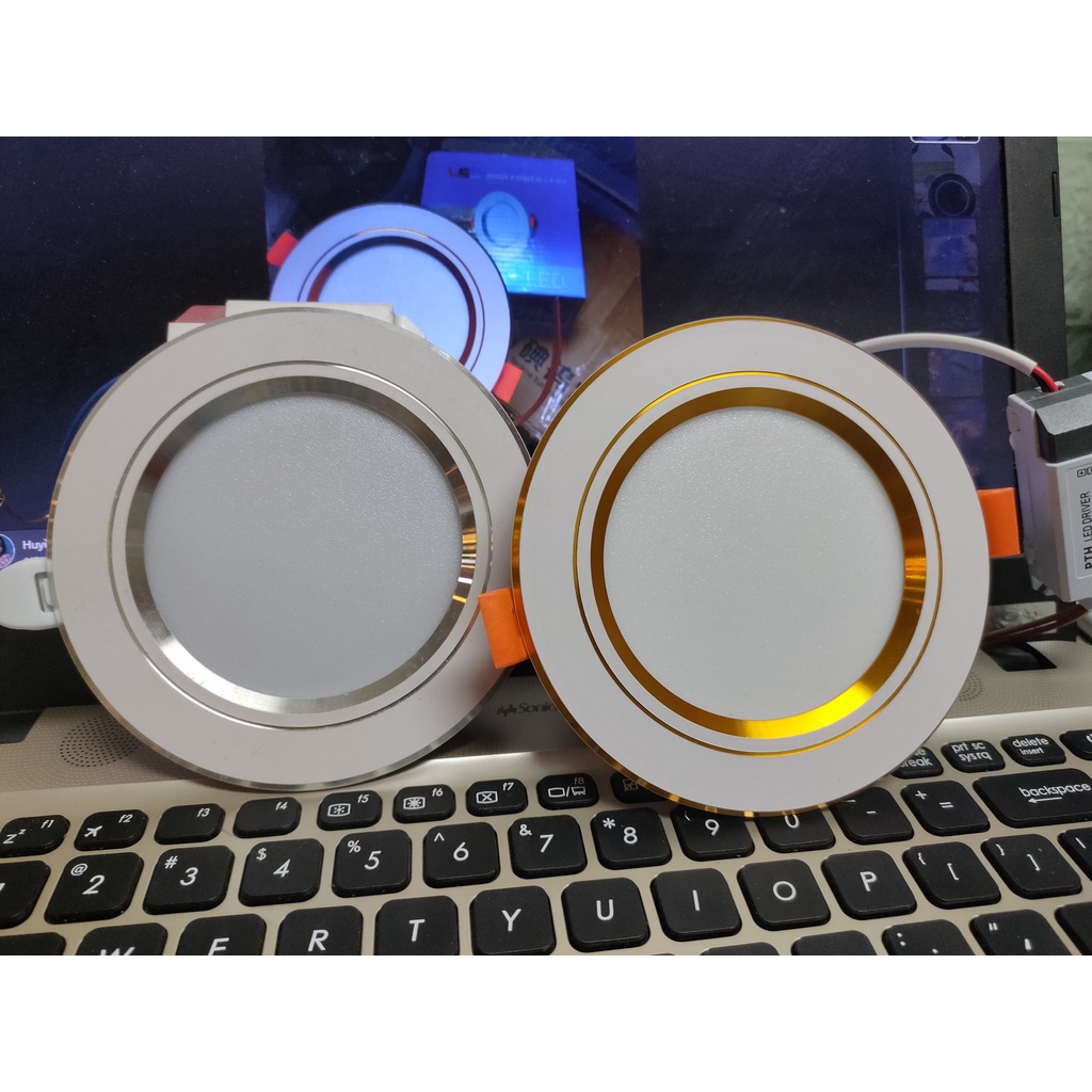 Đèn Led Âm Trần led downlight 3 chế độ màu 7w, 9w Cao cấp