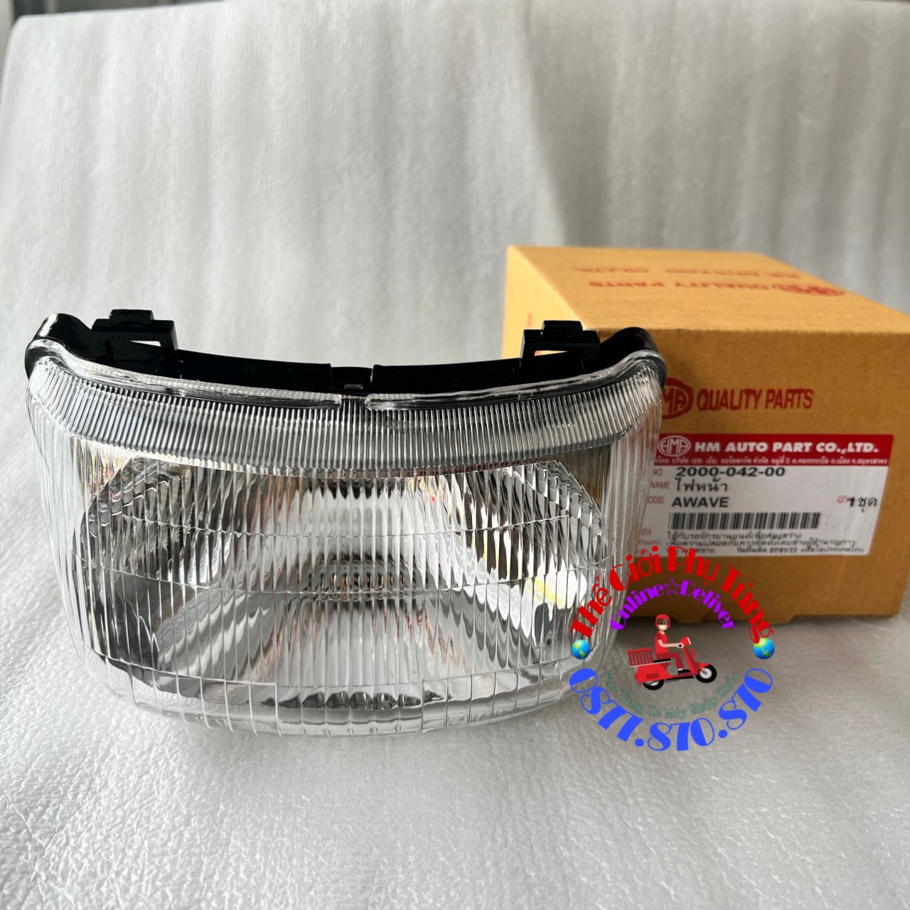 Đèn pha, Chóa đèn Wave thái 100 zin Thái Lan 2000-042-00