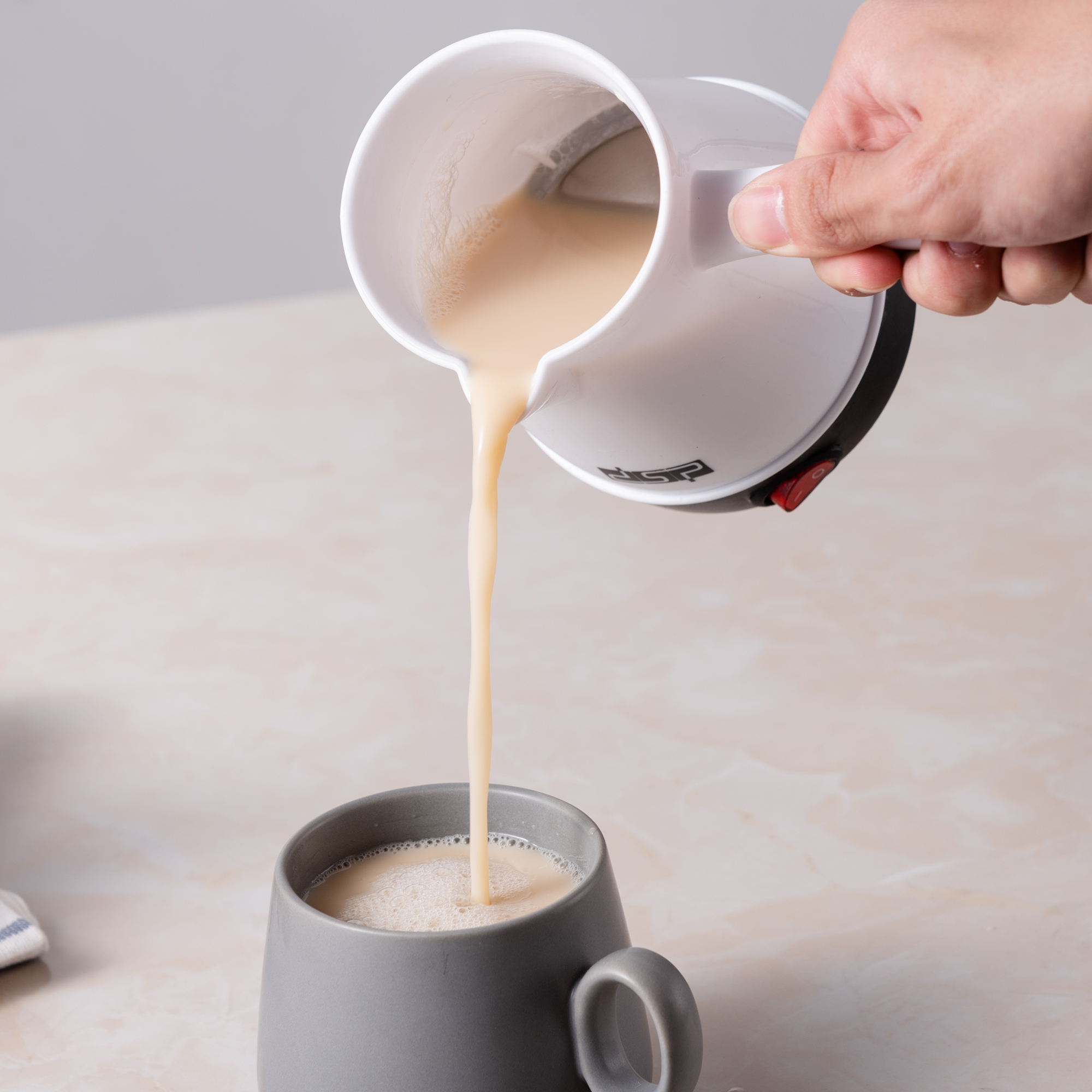 Máy pha cà phê Thổ Nhĩ Kỳ 220V 350ml Máy pha cà phê điện cầm tay Máy pha cà phê Espresso Máy pha cà phê sữa Cezve Ibrik EU Plug