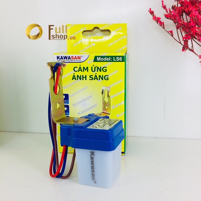 Công tắc cảm ứng ánh sáng đèn tự bật khi trời tối, tắt khi trời sáng Kawasan LS6B