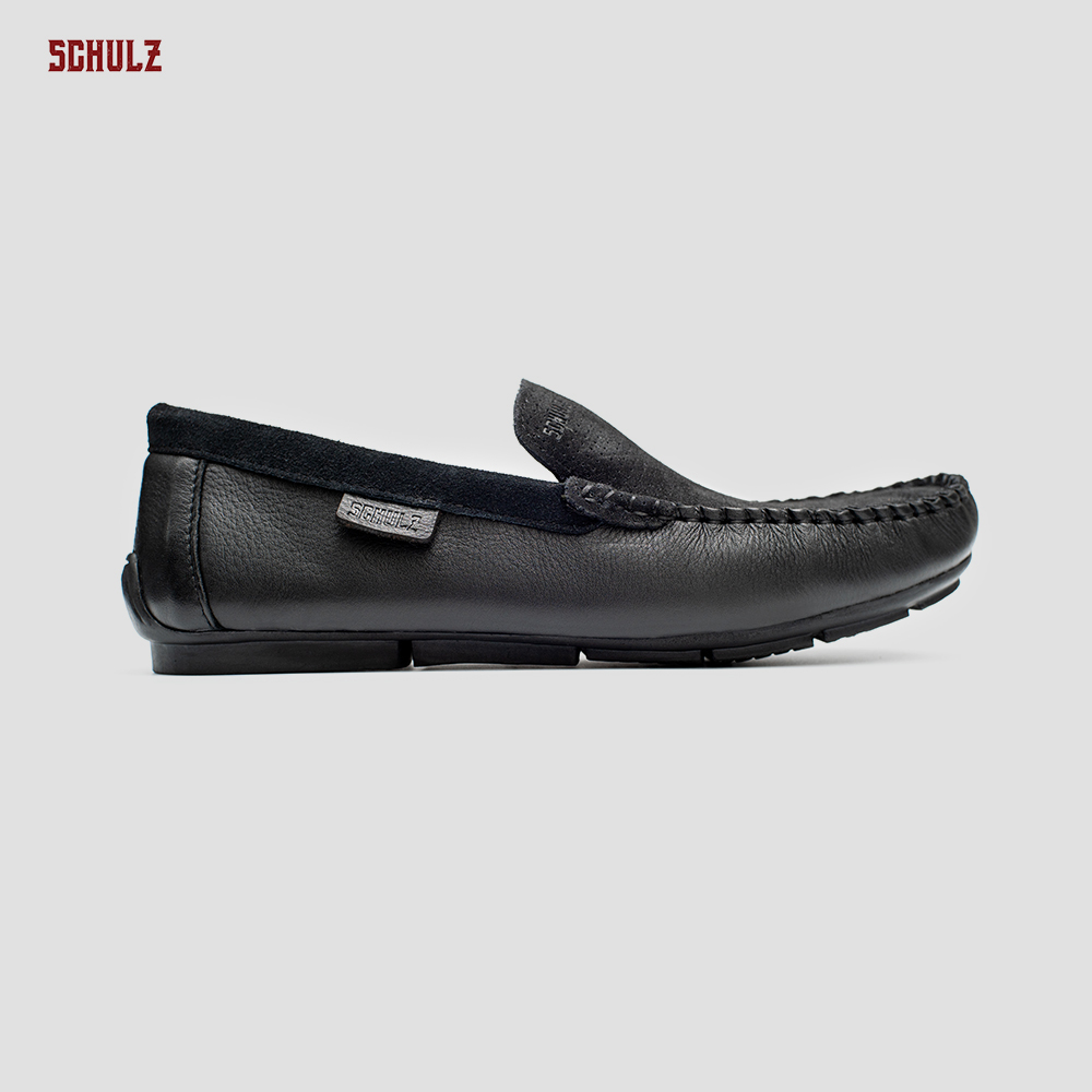 Giày Da Loafer Phối Da Lộn Schulz L3-II19DEN