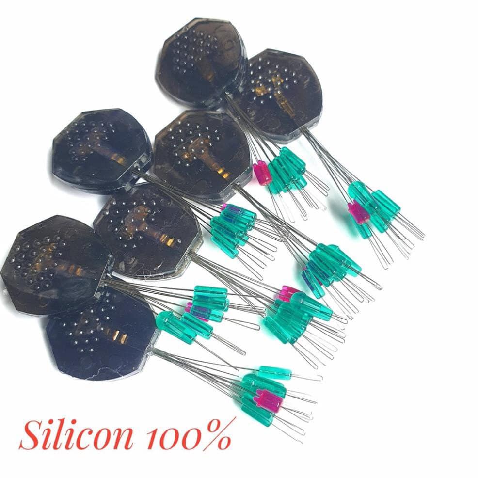 Hạt chặn silicon cao cấp hạt chặn câu đài phụ kiện câu đài