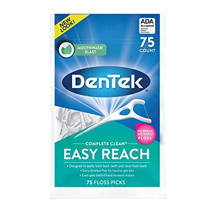 Tăm chỉ nha khoa DENTEK Complete Clean 75 cái