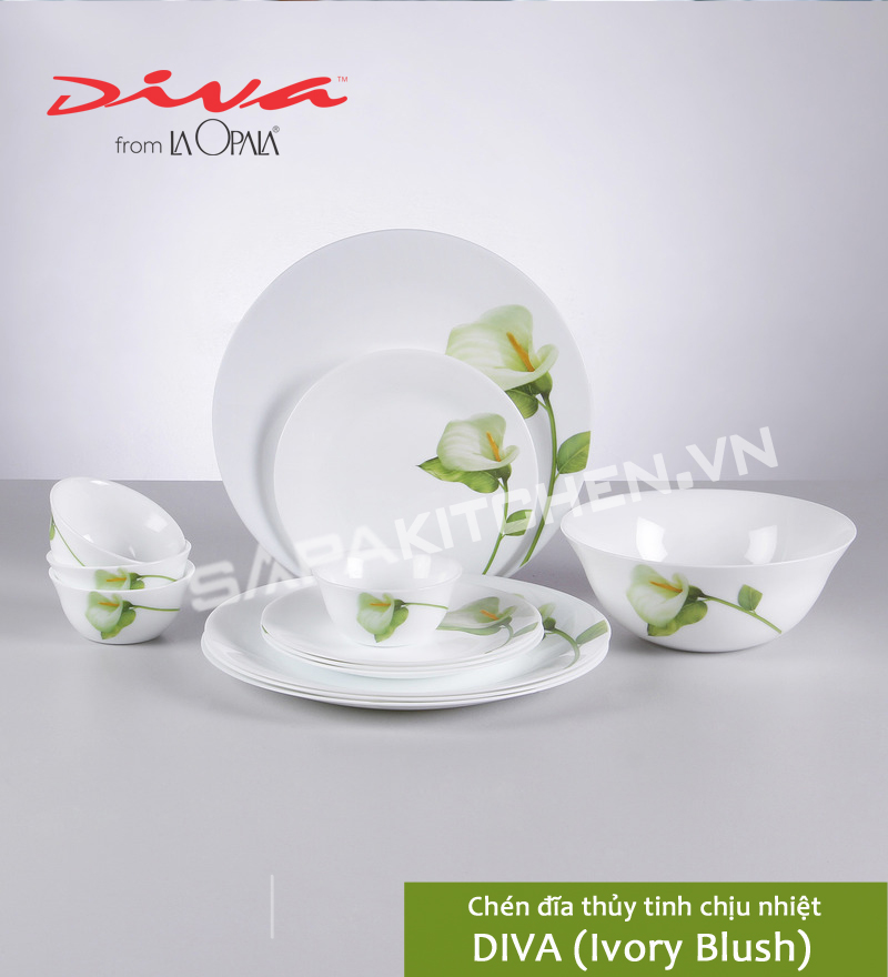 Bát Đĩa Thủy Tinh IB Dáng Tròn(La Opala)