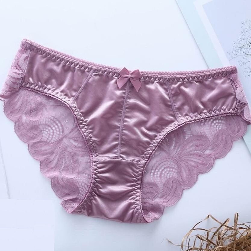 1 chiếc quần lót ren nữ phi lụa dòng cao cấp - myn.official