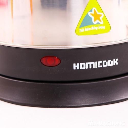 Ấm siêu tốc Homicook 1,8 lít - Tặng bút thử nước TDS Meter 3