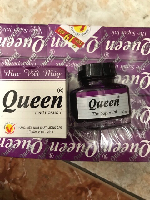 Mực viết bút máy,Mực Queen (1 lọ )