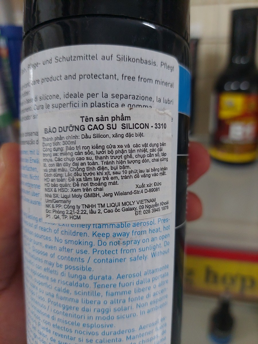 Chai xịt silicon liqui moly