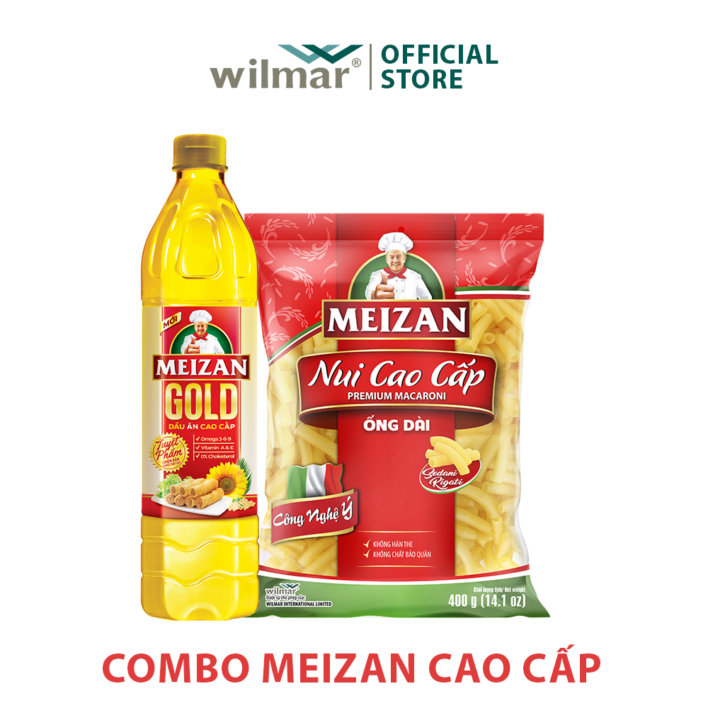 Combo Dầu Ăn và Nui Meizan Cao Cấp