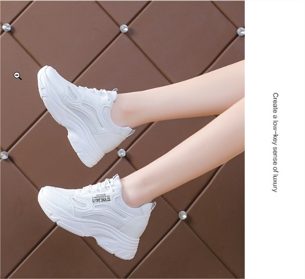 Thanh lý - Giày bánh mì đế độn cá tính cao 7cm full size BM093