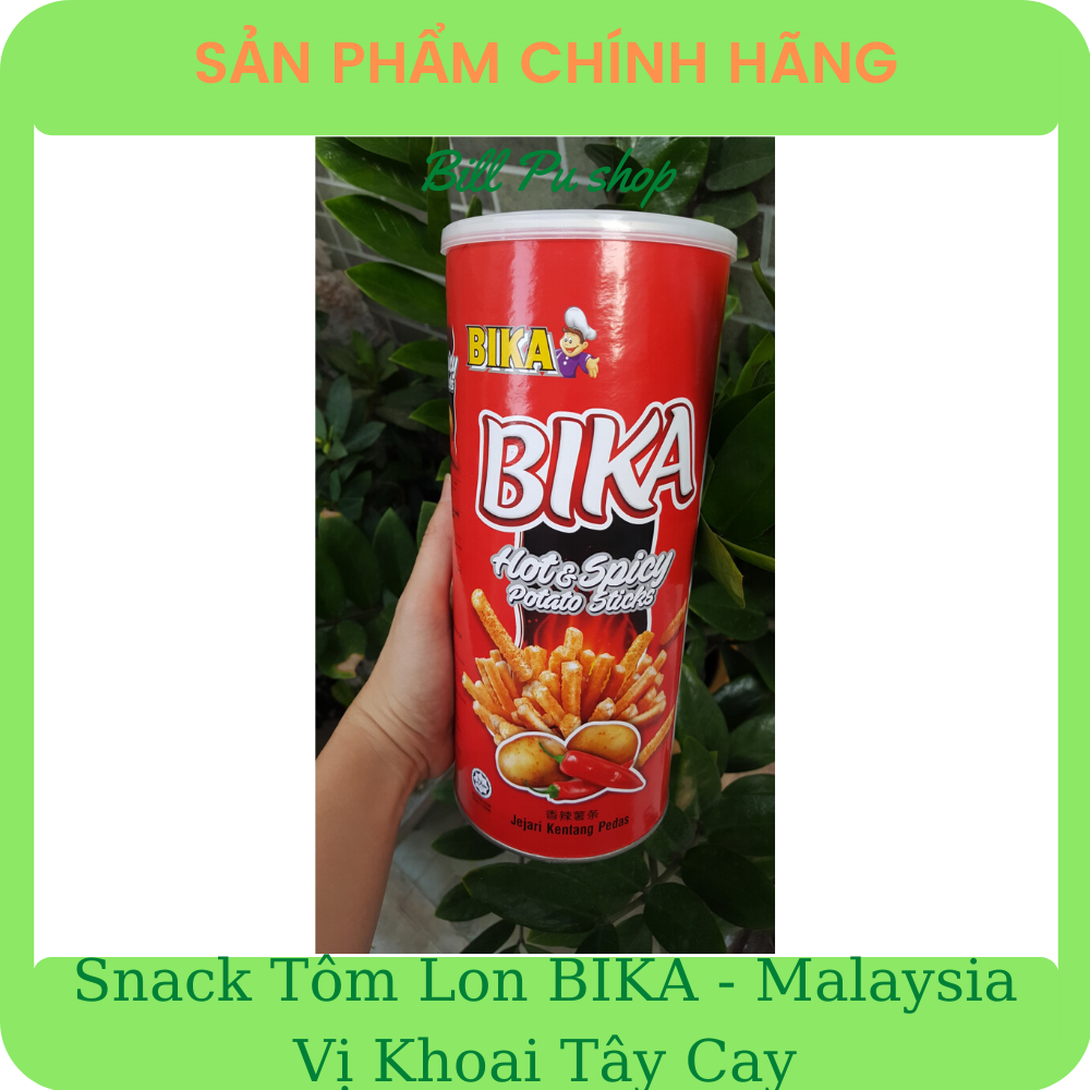Bánh Snack Tôm Lon BIKA 100g - Malaysia
