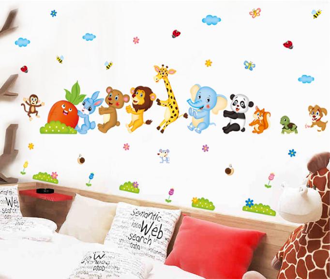 Decal trang trí Thú Kéo Cà Rốt 01