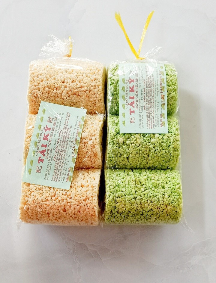 - Combo 2 bịch Bánh cốm sữa Tài Ký đặc sản