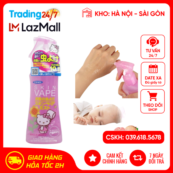 Xịt chống muỗi Skin Vape - Hồng Nội Địa Nhật Bản