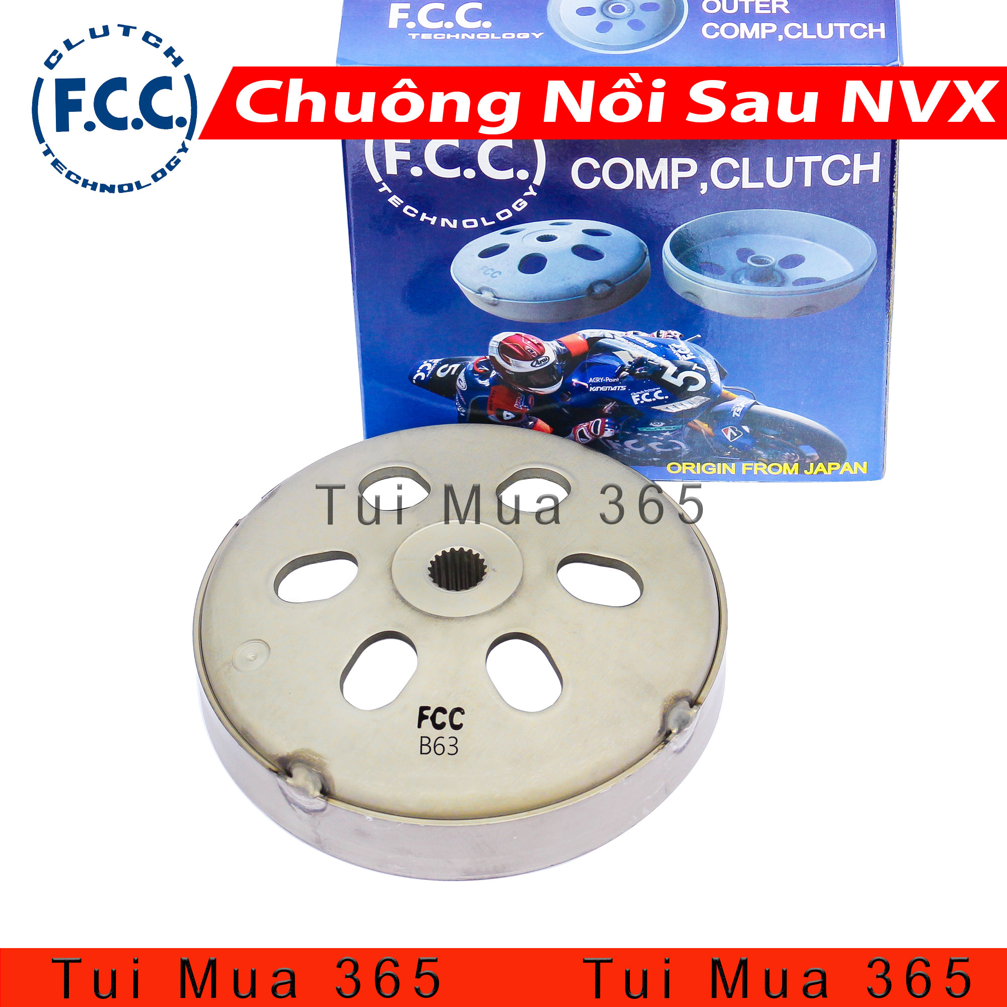 Chuông nồi sau fcc yamaha nvx 125150